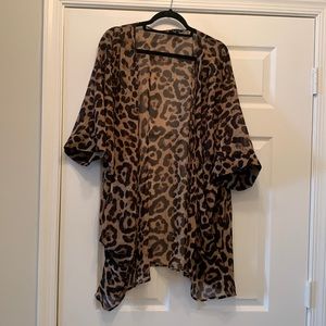 Racheal leopard cardigan